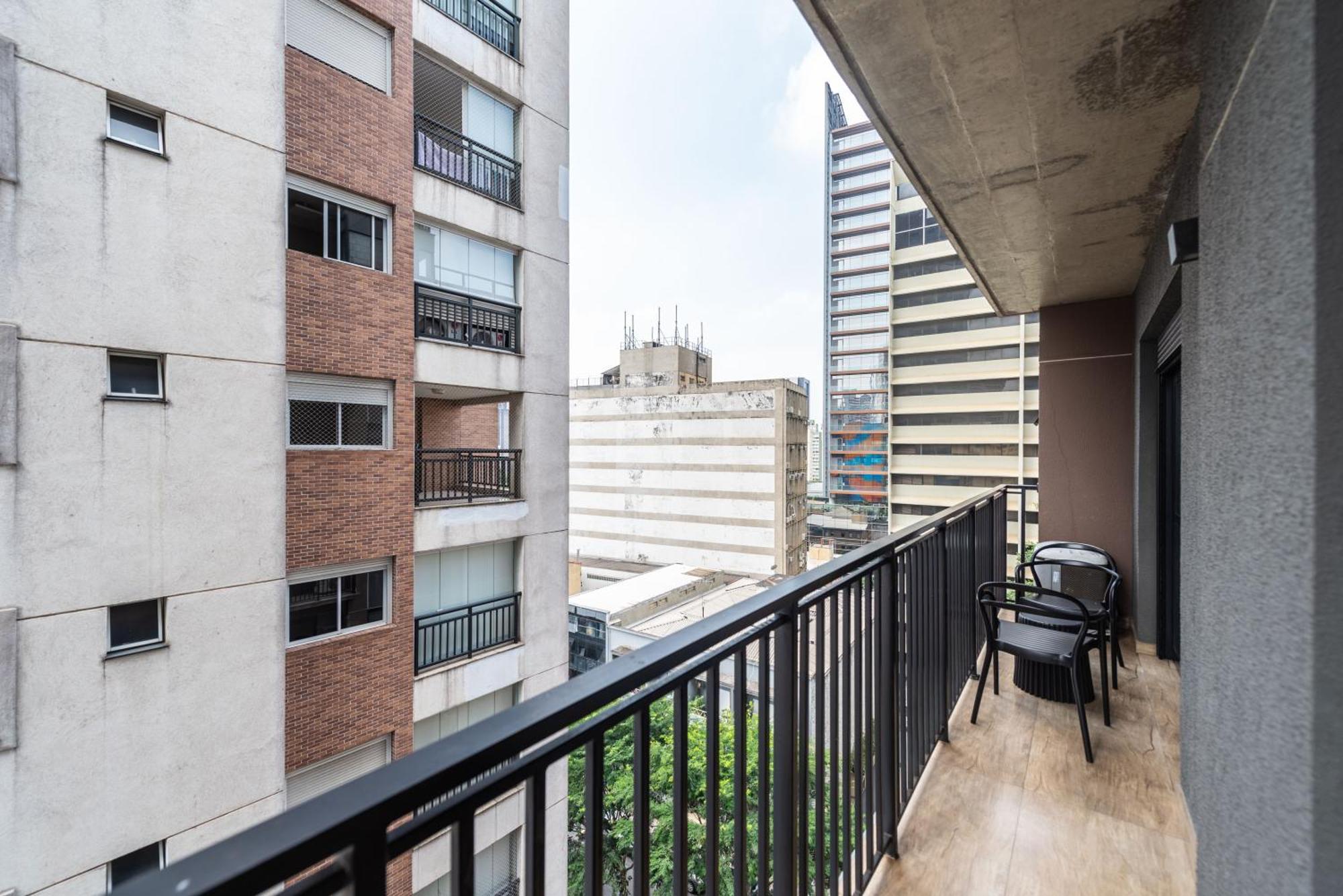 83 New Studio Next Paulista Av, Fast Wifi And Balcony Сан-Пауло Экстерьер фото